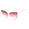 2020 New Fashion Sunglasses For Men And Women Trendy Rimless Multicolor Cat Eye Sunglasses